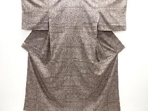 華紋更紗模様織出し西陣伝承紬着物